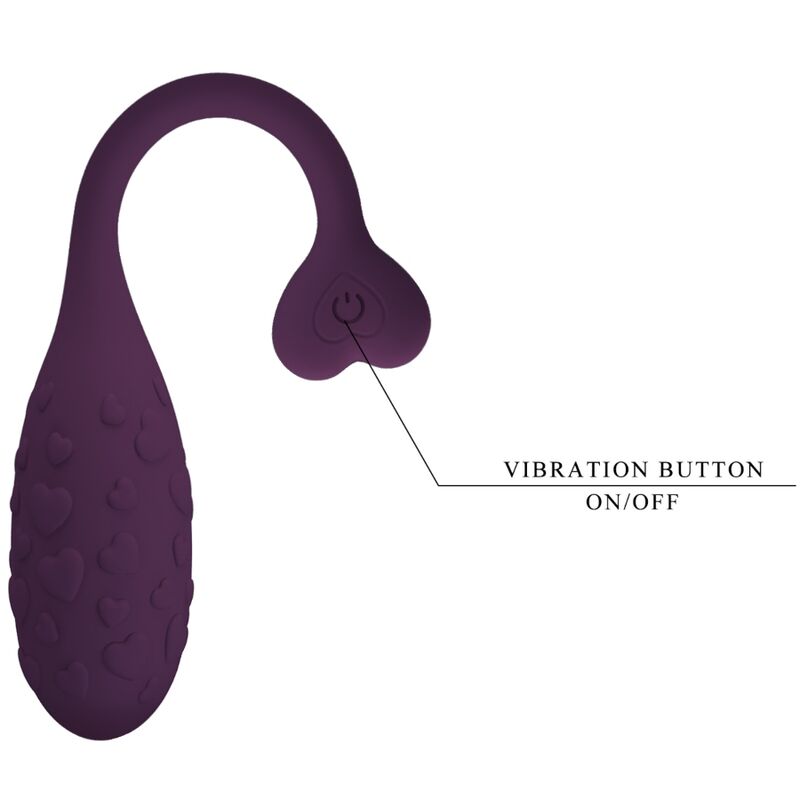 Pretty Love App Controlled Fisher Vibrating Egg Lila | Niks.fi verkkokauppa