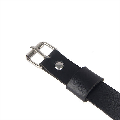 Subblime Leather Chainleg Harness Black One Size | Niks.fi verkkokauppa