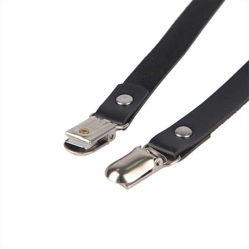 Subblime Leather Chainleg Harness Black One Size | Niks.fi verkkokauppa