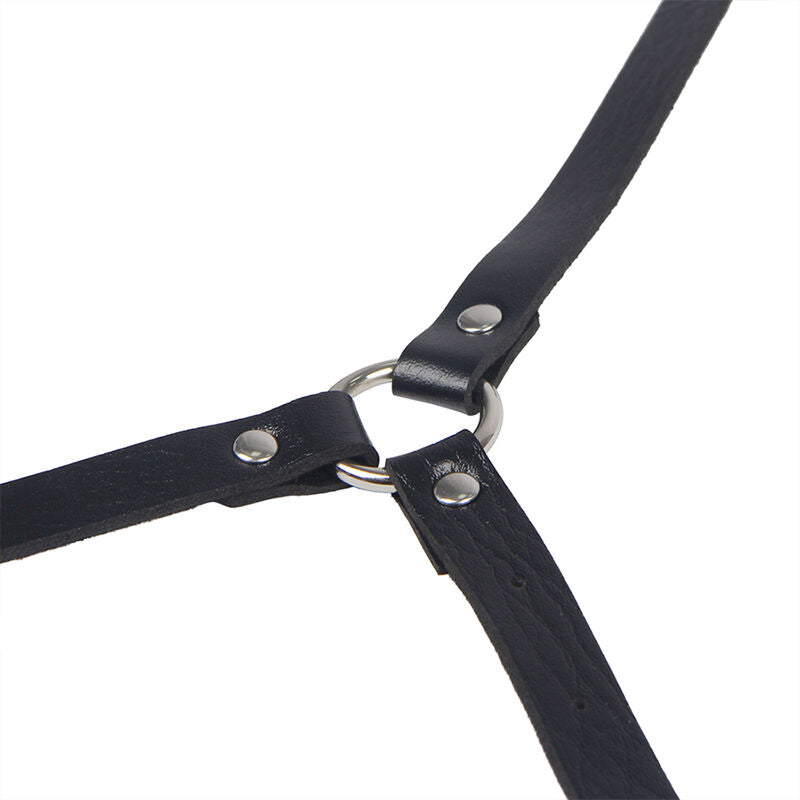 Subblime Leather Body Harness Black One Size | Niks.fi verkkokauppa