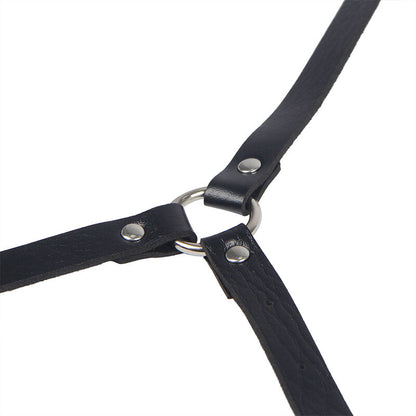 Subblime Leather Body Harness Black One Size | Niks.fi verkkokauppa