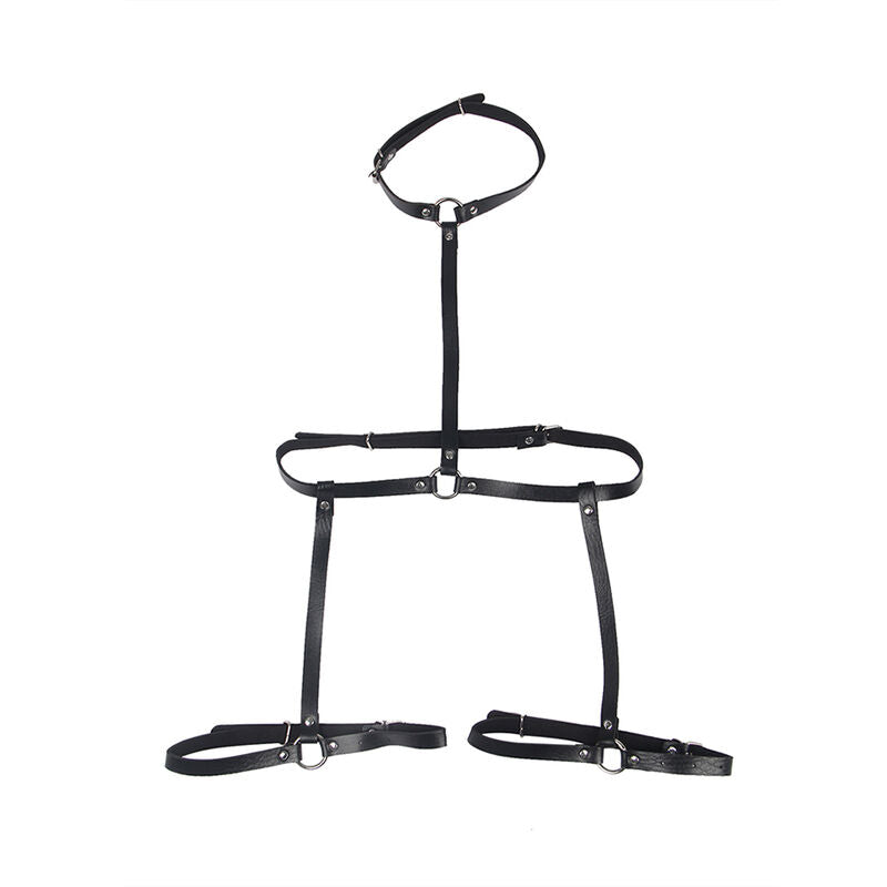 Subblime Leather Body Harness Black One Size | Niks.fi verkkokauppa