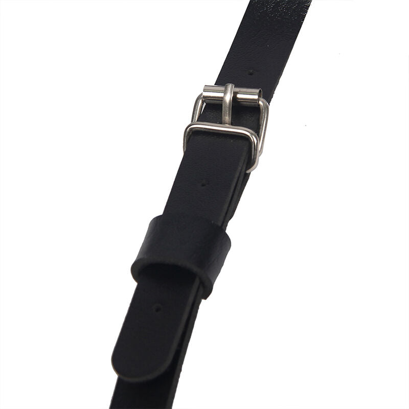 Subblime Body Harness Adjustable Straps Leather Black One Size | Niks.fi verkkokauppa