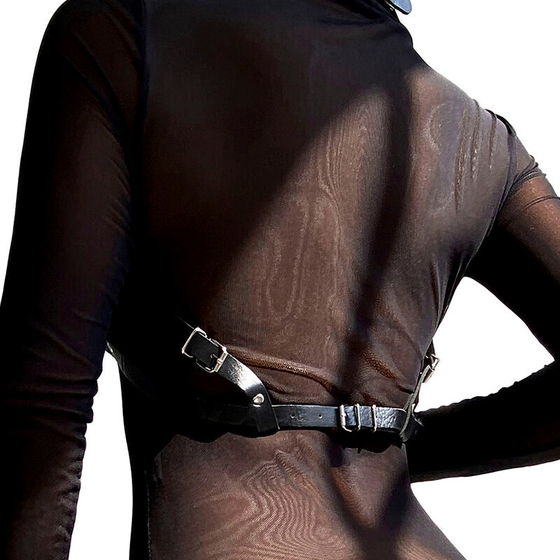 Subblime Leather Chest Harness Black One Size | Niks.fi verkkokauppa