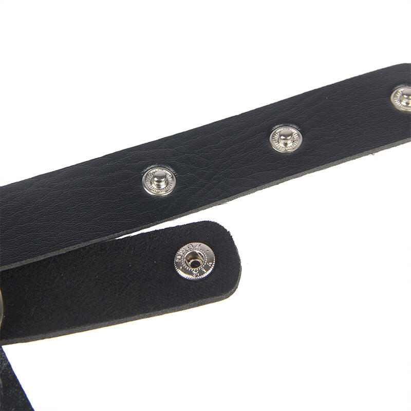 Subblime Chest Harness Leather Chains Black One Size | Niks.fi verkkokauppa