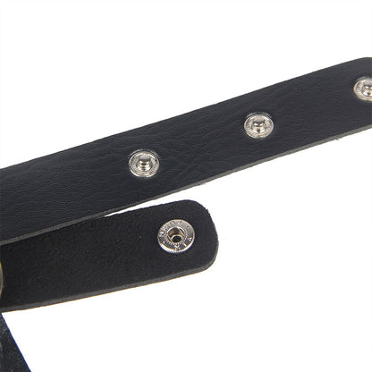 Subblime Chest Harness Leather Chains Black One Size | Niks.fi verkkokauppa