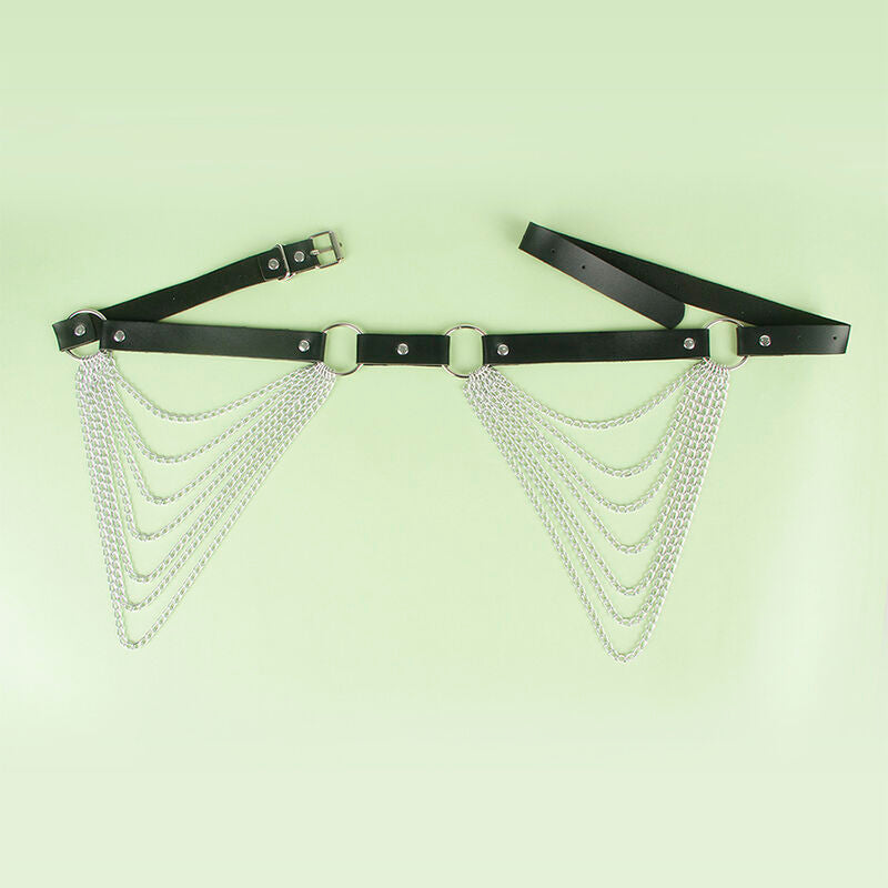 Subblime Leather Chainbelt Black One Size | Niks.fi verkkokauppa