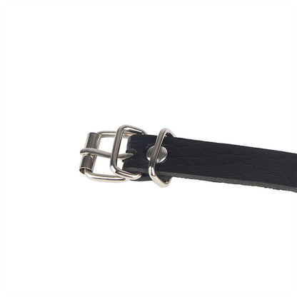 Subblime Leather Ring Chainbelt Black One Size | Niks.fi verkkokauppa