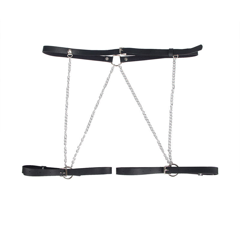 Subblime Leather Belt Harness Black One Size | Niks.fi verkkokauppa