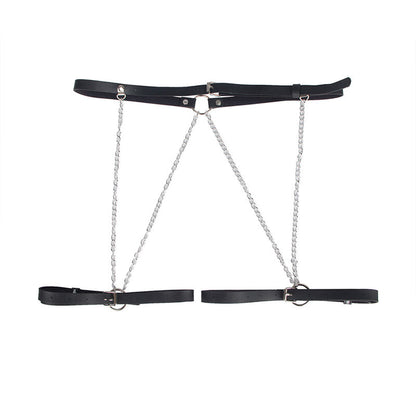 Subblime Leather Belt Harness Black One Size | Niks.fi verkkokauppa