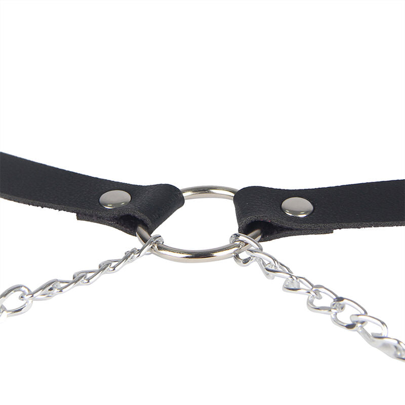 Subblime Leather Belt Harness Black One Size | Niks.fi verkkokauppa