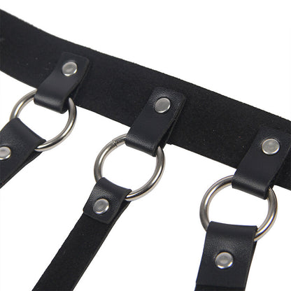 Subblime Chest Harness With Big Ring Chains One Size | Niks.fi verkkokauppa