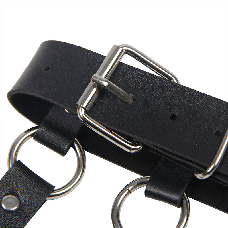 Subblime Chest Harness With Big Ring Chains One Size | Niks.fi verkkokauppa
