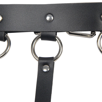 Subblime Chest Harness With Big Ring Chains One Size | Niks.fi verkkokauppa