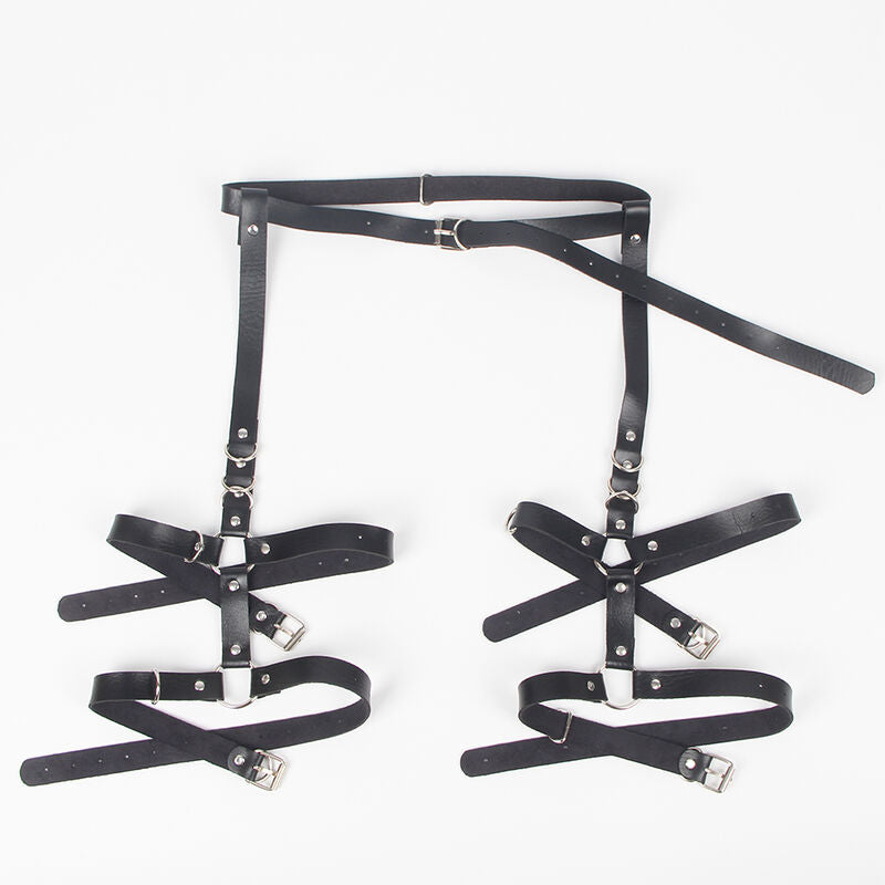 Subblime Garter Harness With Rings One Size | Niks.fi verkkokauppa