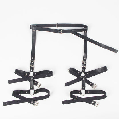 Subblime Garter Harness With Rings One Size | Niks.fi verkkokauppa