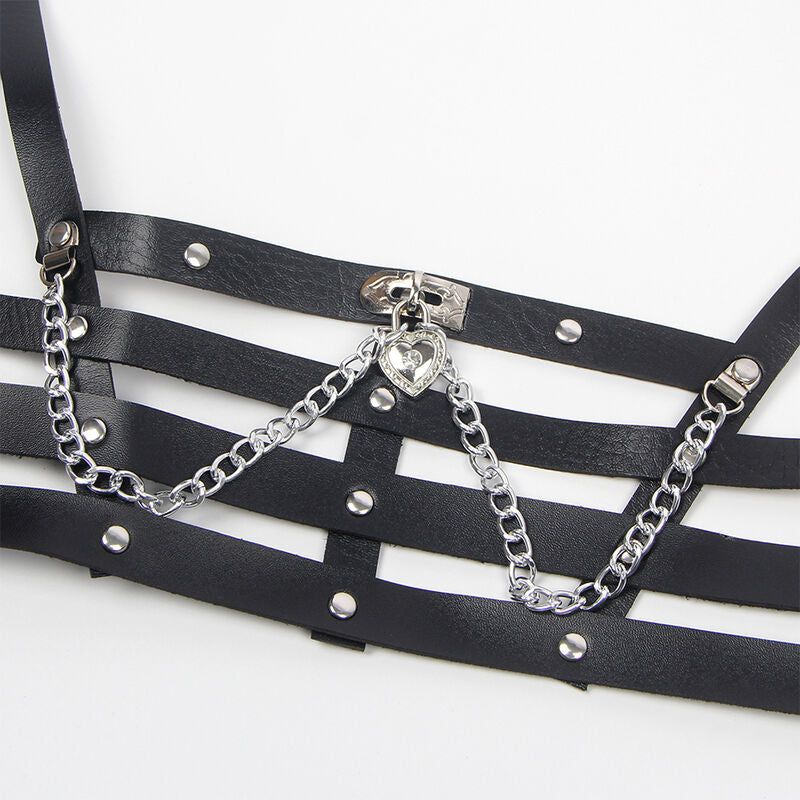 Subblime Corset Harness With Chaindetail One Size | Niks.fi verkkokauppa
