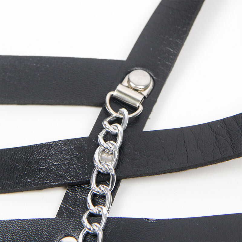 Subblime Corset Harness With Chaindetail One Size | Niks.fi verkkokauppa