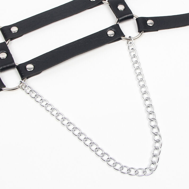 Subblime Harness With Straps And Chaindetails One Size | Niks.fi verkkokauppa