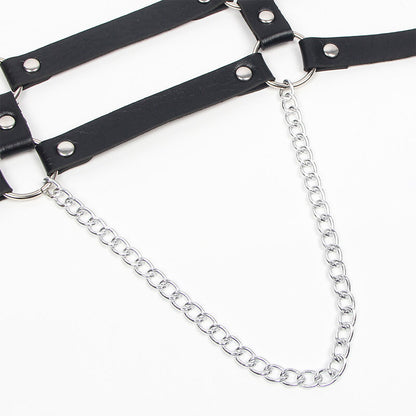 Subblime Harness With Straps And Chaindetails One Size | Niks.fi verkkokauppa
