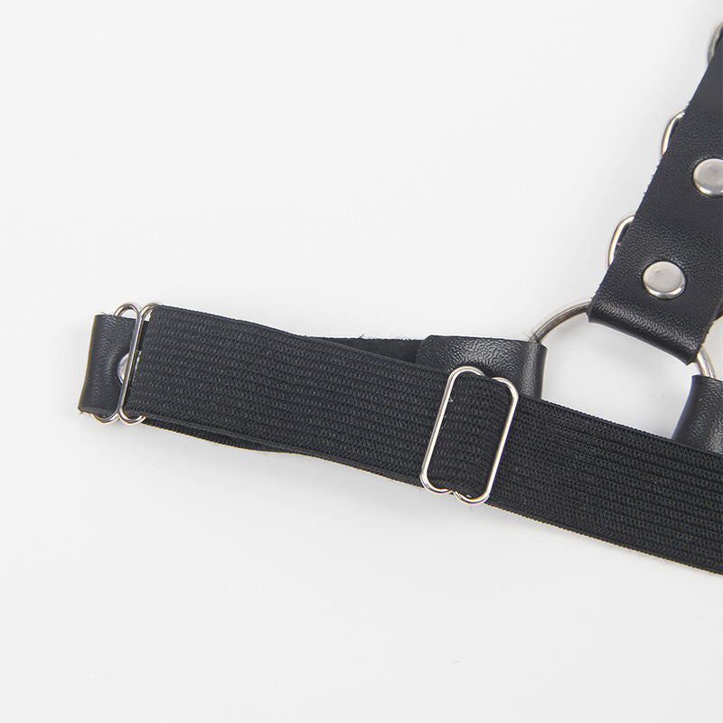 Subblime Belt And Garter Harness With Rings And Chaindetail One Size | Niks.fi verkkokauppa
