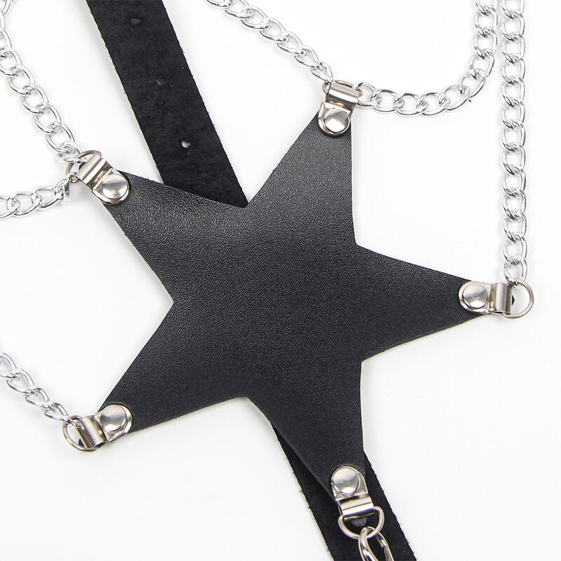 Subblime Full Body Harness With Star Chaindetail One Size | Niks.fi verkkokauppa
