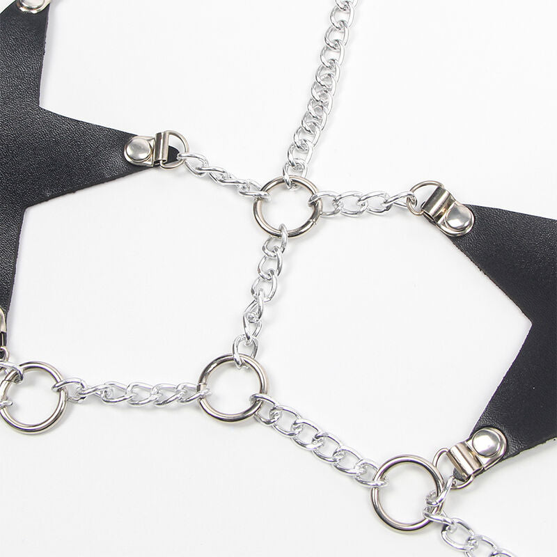 Subblime Full Body Harness With Star Chaindetail One Size | Niks.fi verkkokauppa