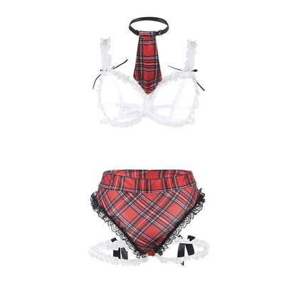 Subblime Sexy Schoolgirl Costume With Bra S/M | Niks.fi verkkokauppa