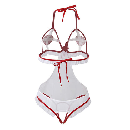 Subblime Sexy Crotchless Nurse Costume L/Xl | Niks.fi verkkokauppa