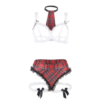 Subblime Sexy Schoolgirl Costume With Bra L/Xl | Niks.fi verkkokauppa