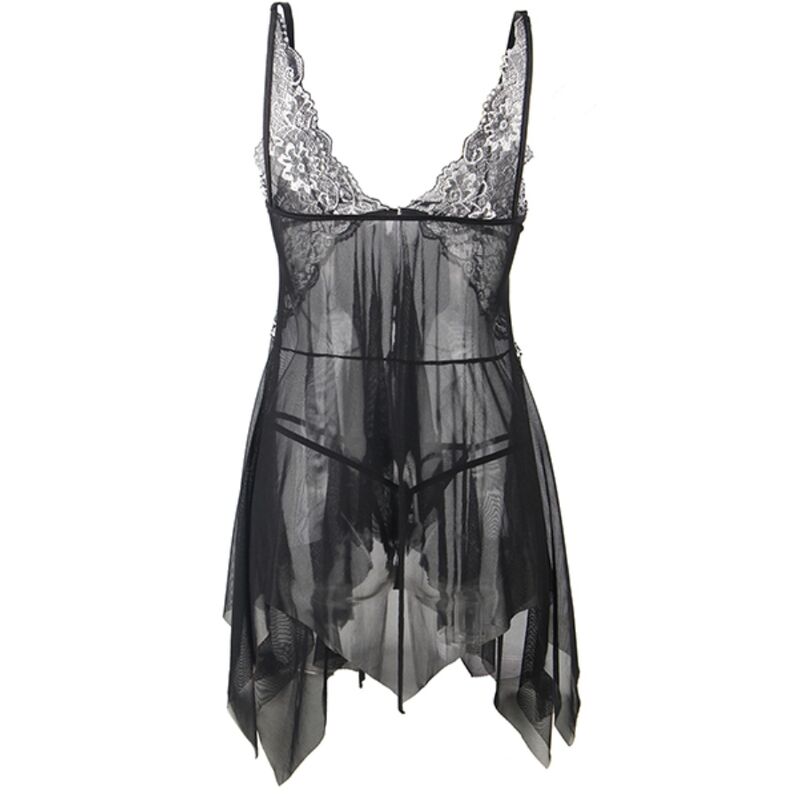 Subblime Babydoll Fabric Tulle Chest Lace S/M | Niks.fi verkkokauppa