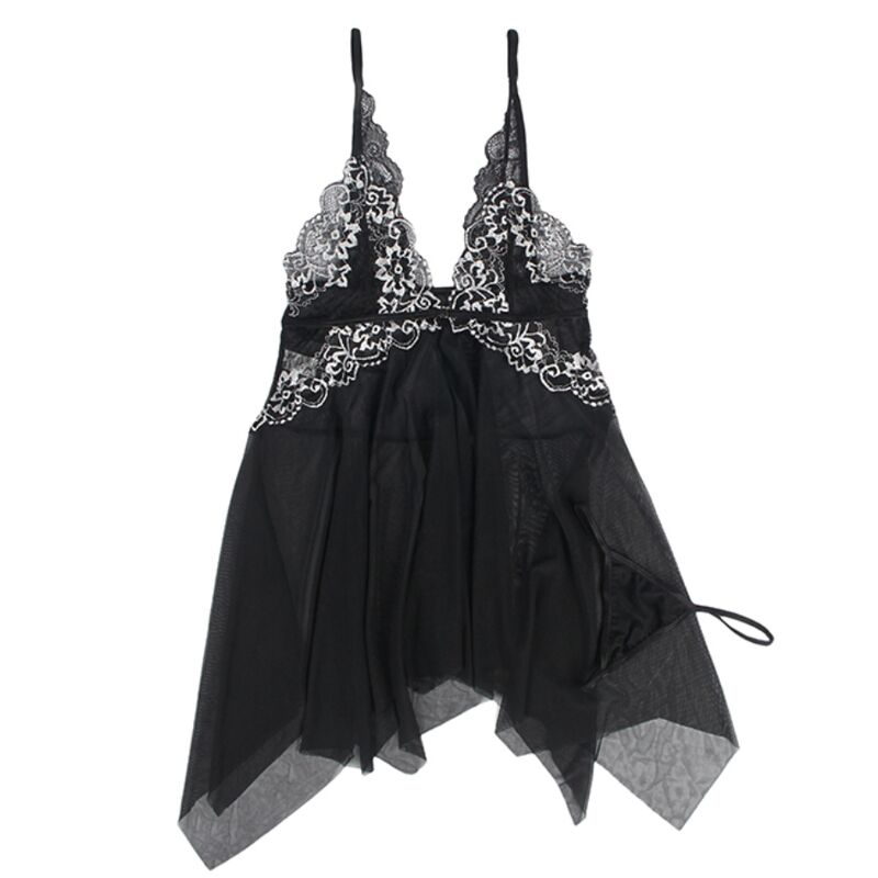 Subblime Babydoll Fabric Tulle Chest Lace S/M | Niks.fi verkkokauppa