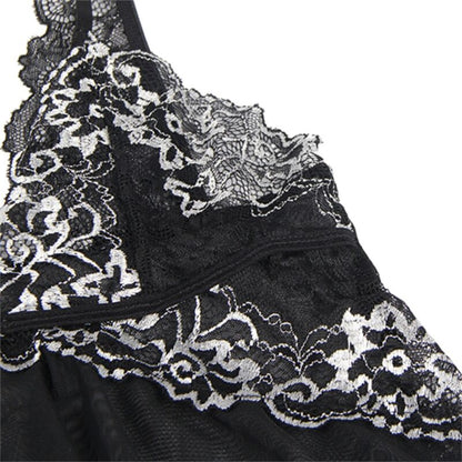 Subblime Babydoll Fabric Tulle Chest Lace S/M | Niks.fi verkkokauppa