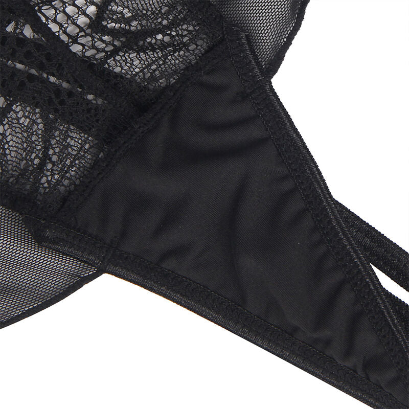 Subblime Teddy Halter Neck Bare Back Lace Black S/M | Niks.fi verkkokauppa