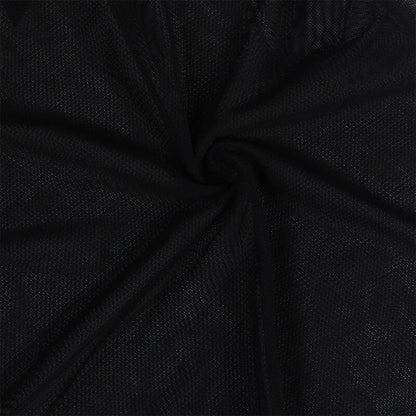 Subblime Babydoll Tulle Fabric With Lace And Flower Detail Black L/Xl | Niks.fi verkkokauppa