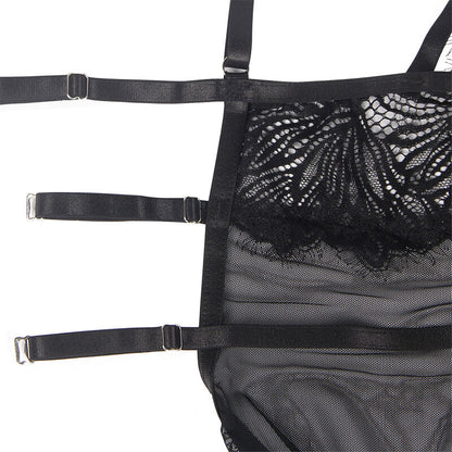 Subblime Babydoll With Adjustable Lace Straps Black S/M | Niks.fi verkkokauppa