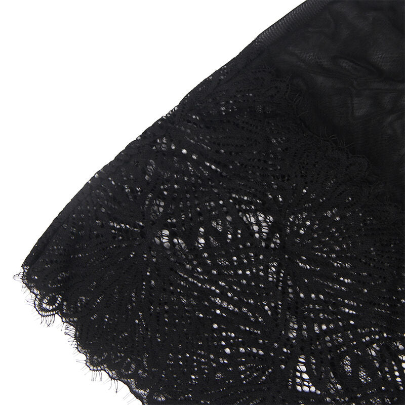 Subblime Babydoll With Adjustable Lace Straps Black S/M | Niks.fi verkkokauppa