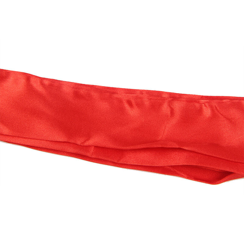 Subblime Transparent Fabric Robe With Lace Detail Red S/M | Niks.fi verkkokauppa