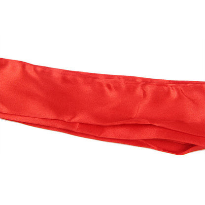 Subblime Transparent Fabric Robe With Lace Detail Red S/M | Niks.fi verkkokauppa