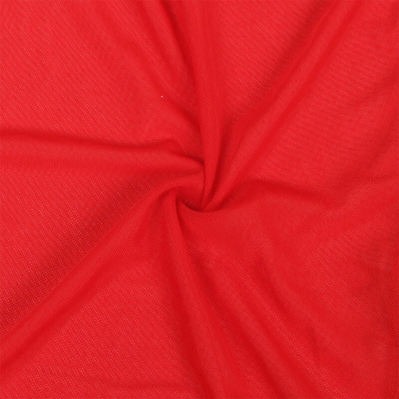 Subblime Transparent Fabric Robe With Lace Detail Red S/M | Niks.fi verkkokauppa