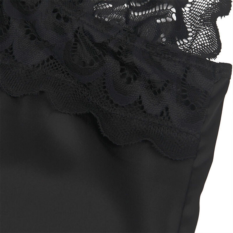 Subblime Babydoll With Floral Print Chest Black L/Xl | Niks.fi verkkokauppa