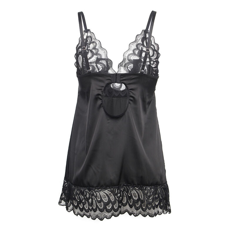 Subblime Babydoll With Floral Print Chest Black L/Xl | Niks.fi verkkokauppa