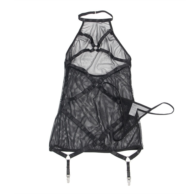 Subllime Transparent Halter Neck Dress Black L/Xl | Niks.fi verkkokauppa