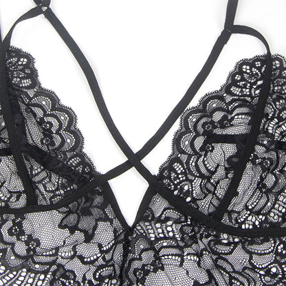 Subblime Lace Body Police Costume Black S/M | Niks.fi verkkokauppa