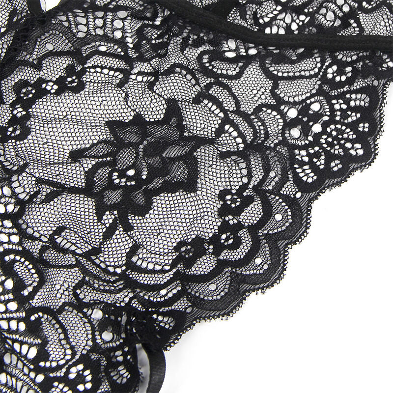 Subblime Lace Body Police Costume Black L/Xl | Niks.fi verkkokauppa