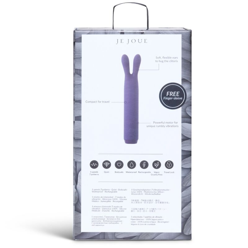 Je Joue Vibrating Bullet Rabbit Purple | Niks.fi verkkokauppa