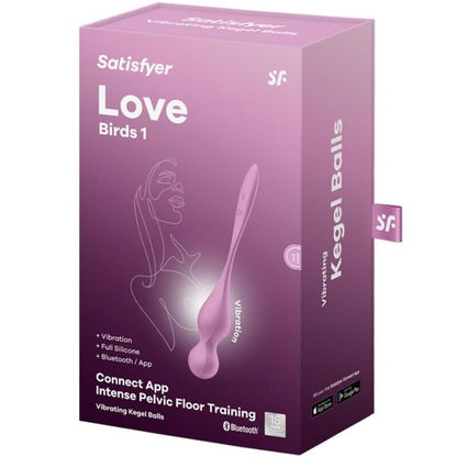Satisfyerlove Birds Vibrating Kegel Balls Pink | Niks.fi verkkokauppa