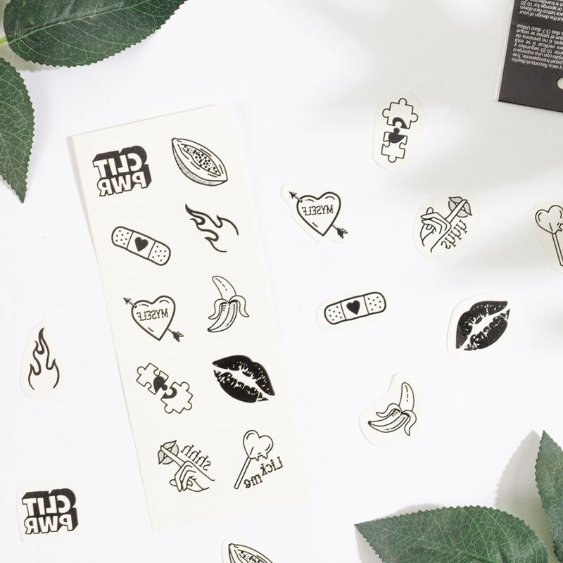 Secret Play Set Of 10 Candy Collection Temporary Tattoos | Niks.fi verkkokauppa