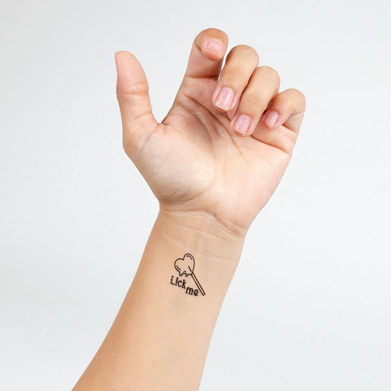 Secret Play Set Of 10 Candy Collection Temporary Tattoos | Niks.fi verkkokauppa