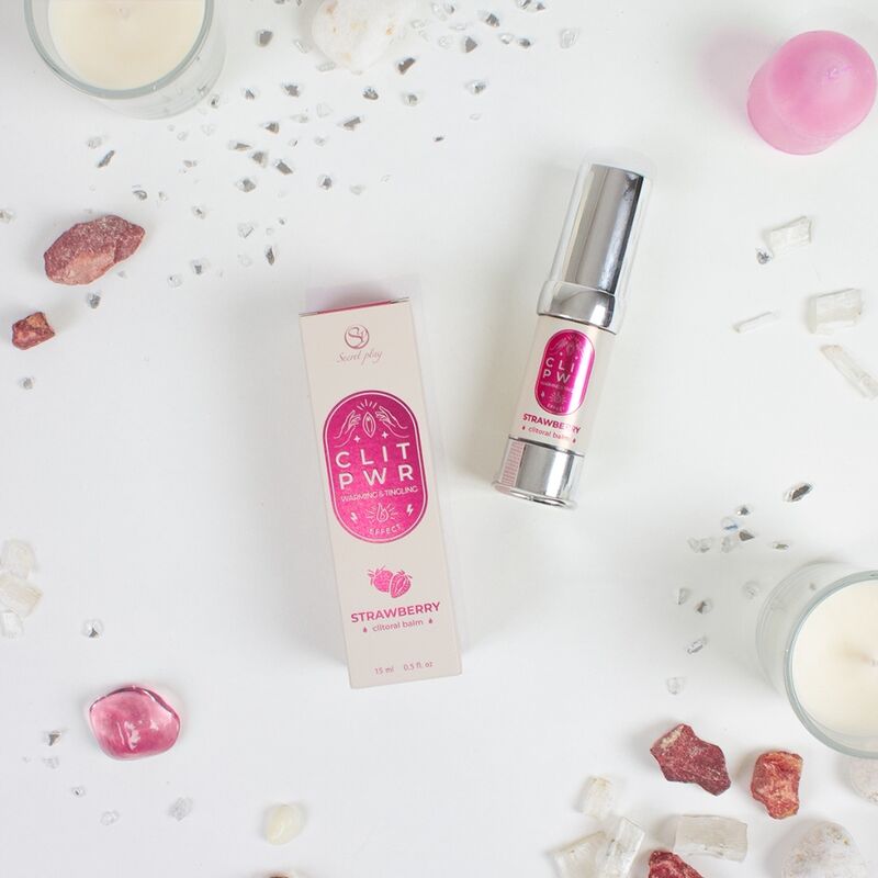 Secret Play Clit Pwr Strawberry Clitoris Balm | Niks.fi verkkokauppa
